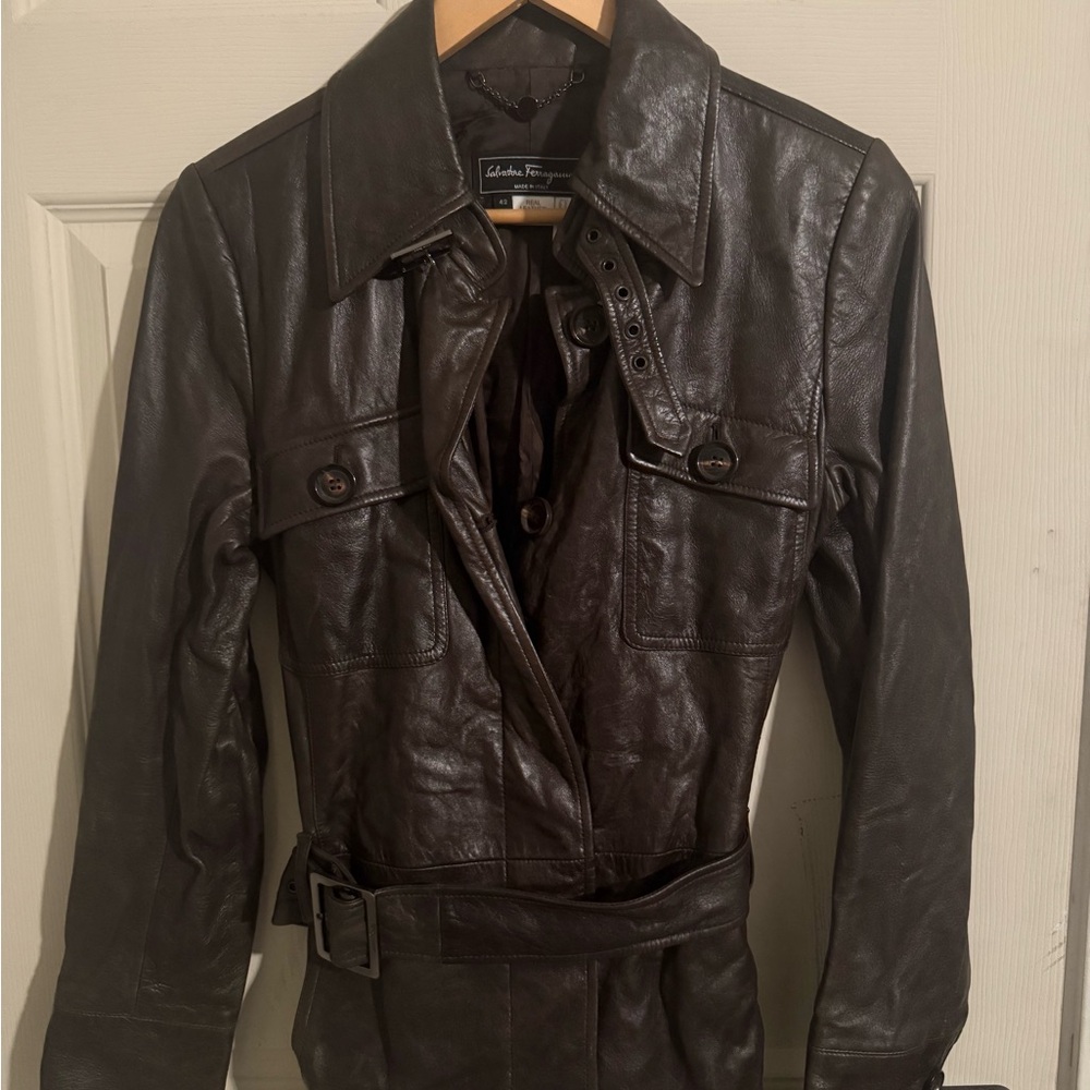 Women's Brown Leather Jacket